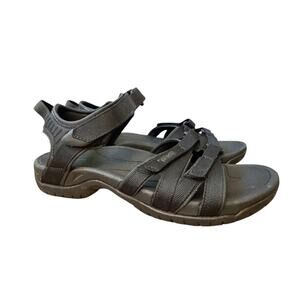 Teva Tirra Water Sport Sandal Black Women size 7 EUC